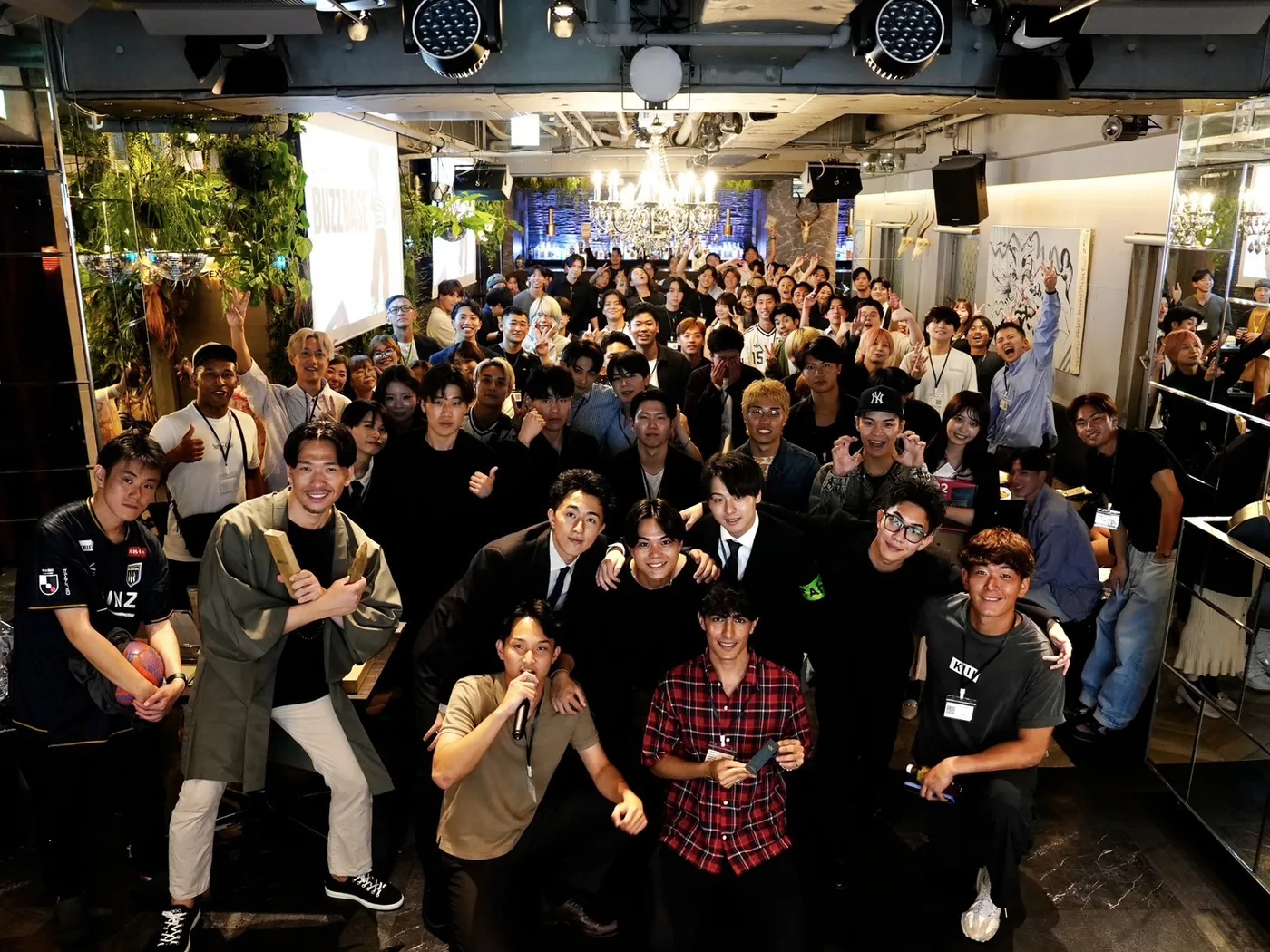 BUZZBASE MEETUP VOL.03 の会場で撮影した参加者の集合写真